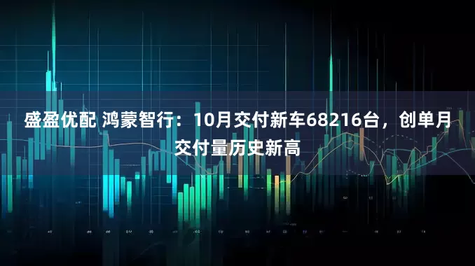盛盈优配 鸿蒙智行：10月交付新车68216台，创单月交付量历史新高